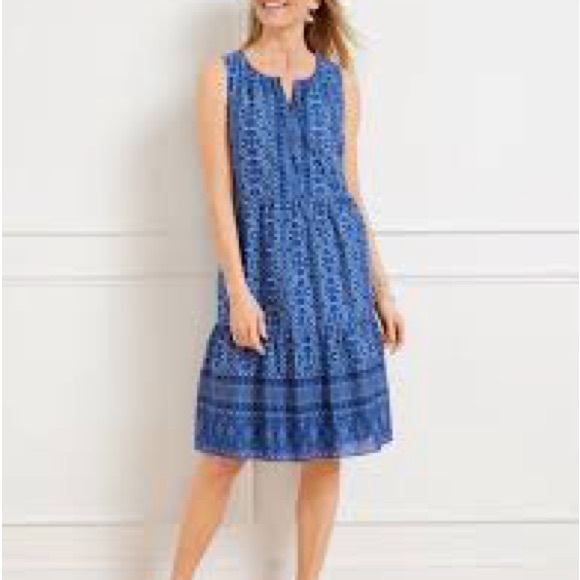 NWT! Voile Swing Dress by Talbots - Picture 2 of 11